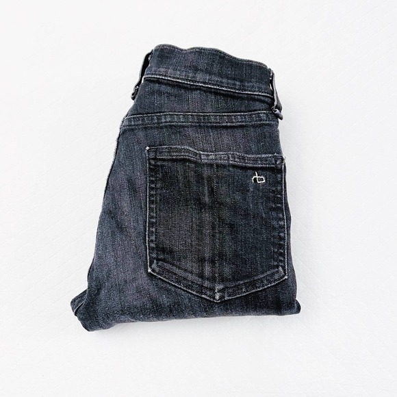 Rag & Bone High Rise Ankle Skinny Denim Jeans SZ24 - Picture 7 of 9